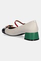 Obuwie Jeffrey Campbell czółenka skórzane JITTERBUG U88.05A beżowy