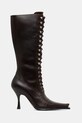 Jeffrey Campbell kozaki skórzane LANI-2 JCD.218.6.01 brązowy ZW25