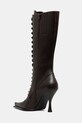 Obuwie Jeffrey Campbell kozaki skórzane LANI-2 JCD.218.6.01 brązowy