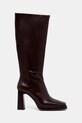 Jeffrey Campbell stivali in pelle Maximal JC.852.1.7 marrone ZW25