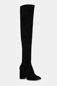 Jeffrey Campbell cizme din piele întoarsă Parisah-2 peste 8 cm negru JC.1253.3.9