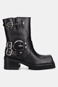 Jeffrey Campbell botki skórzane STUBBORN C529D.E501 czarny ZW25
