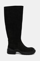 Jeffrey Campbell cizme din nubuc FORTE JCD.347.4.03 negru ZW25