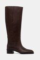 Jeffrey Campbell kozaki skórzane LADA U321.N01.005 brązowy ZW25