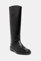 Шкіряні чоботи Jeffrey Campbell Marshy без утеплення чорний JC.1742.1.6