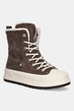 GOE trampki zamszowe platforma brązowy SS2N4050.BROWN