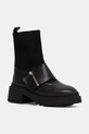 Nízké kozačky GOE textilní černá SS2N4071.BLACK