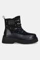 GOE botki skórzane SS2N4140.BLACK czarny ZW25