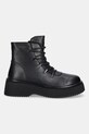 GOE botki skórzane SS2N4141.BLACK czarny ZW25