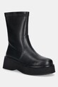 GOE botki skórzane 5-8 cm czarny SS2N4142.BLACK