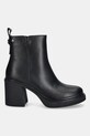 GOE botki skórzane SS2N4154.BLACK czarny ZW25