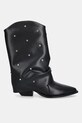 GOE kozaki skórzane SS2N4217.BLACK czarny ZW25