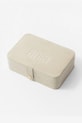 ANIA KRUK szkatułka na biżuterię 15,8 × 10,8 × 4,8 cm beżowy AWTEA0019