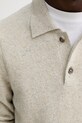 Marc O'Polo sweter z dodatkiem wełny 530506660390 beżowy