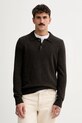 Marc O'Polo sweter z dodatkiem wełny brązowy 530506660390