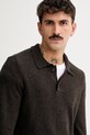 Marc O'Polo sweter z dodatkiem wełny 530506660390 brązowy