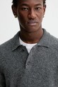 Marc O'Polo sweter z dodatkiem wełny szary 530506660390
