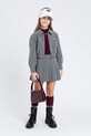 Dětská sukně Twinset mini šedá 252GJ2271
