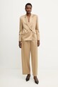 Kalhoty Liviana Conti F5WS80 béžová ZW25