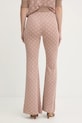 Odzież Silvian Heach spodnie z domieszką lnu ARIS GPA25201PA różowy