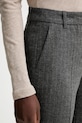 Marc O'Polo spodnie z dodatkiem wełny szary 510023710199