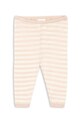 Fanga Fontana spodnie bawełniane niemowlęce VENTI KNIT PANTS GOTS wzorzyste beżowy FA100014