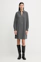Marc O'Polo sukienka bawełniana 510089621497 szary ZW25