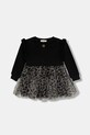 Dievčenské šaty Twinset s elastanom čierna 252GB2130