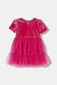 Twinset sukienka dziecięca rozkloszowany różowy 252GB2200