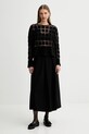 Liviana Conti sweter wełniany L5WA79 czarny ZW25