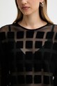 Liviana Conti sweter wełniany L5WA79 czarny