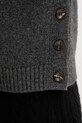 Silvian Heach sweter z domieszką wełny PICOULANE GPA25233MA szary