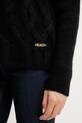 Silvian Heach sweter z domieszką wełny HENRY GPA25255LU czarny