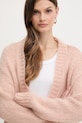 Silvian Heach cardigan din amestec de lână LETSOSA portocaliu GPA25267CD