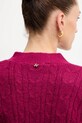 Silvian Heach cardigan din amestec de lână VALBUENA GPA25149CD roz