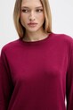 Silvian Heach sweter BENITEZ bordowy GPA25553MA