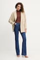 Silvian Heach sweter LOLA GPA25554LU brązowy ZW25