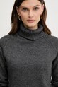 Silvian Heach sweter z domieszką wełny DIOUF szary GPA25232LU