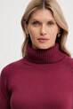 Pulover s dodatkom vune Silvian Heach DIOUF bordo GPA25232LU
