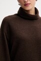 Marc O'Polo sweter z dodatkiem wełny 510609060267 brązowy