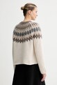 Odzież Marc O'Polo sweter z dodatkiem wełny 510610260225 beżowy