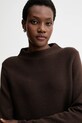 Marc O'Polo sweter bawełniany brązowy 511605960419