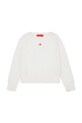 MAX&Co. pulover de lână pentru copii MAXK1F KNITWEAR uni alb MX0003