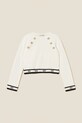 Twinset sweter dziecięcy 252GJ3073 biały ZW25