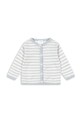 Fanga Fontana kardigan niemowlęcy VENTI KNIT CARDIGAN GOTS wzorzyste niebieski FA100058