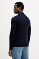 Odzież Mos Mosh sweter z wełną ADAM 503342 granatowy