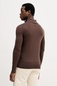 Odzież Mos Mosh sweter z wełną ADAM 503342 brązowy