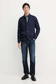 Mos Mosh cardigan din bumbac BARELLA 508210 bleumarin ZW25