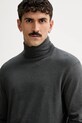 Marc O'Polo longsleeve z dodatkiem wełny szary 530203252088