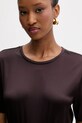 Silvian Heach t-shirt OREILLE brązowy GPA25530BL